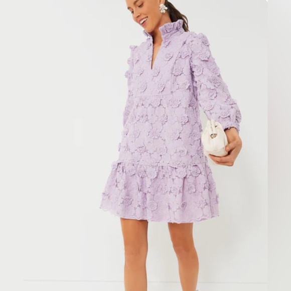 Tuckernuck Lilac Lace Palmerston Dress - Picture 4 of 10
